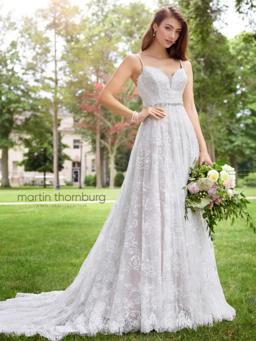 Νυφικό-από-δανδέλα-και-τούλι-χυτό-σε-Α-γραμμή-118268-VENETTI Νυφικό-από-δανδέλα-και-τούλι-χυτό-σε-Α-γραμμή-118268-VENETTI